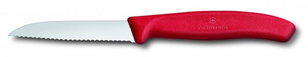 Victorinox Swiss Classic Gemüsemesser rot 8 cm welle