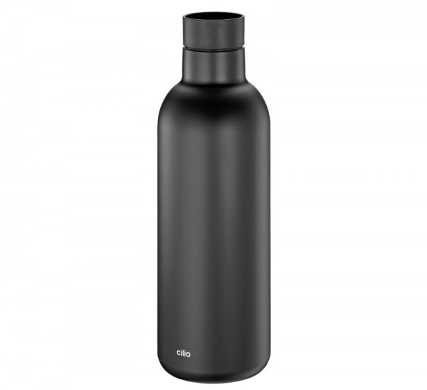 Cilio Isoliertrinkflasche Deluxe 650ml Schwarz