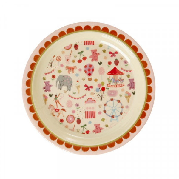 Rice Teller 22cm Fun Fair pink