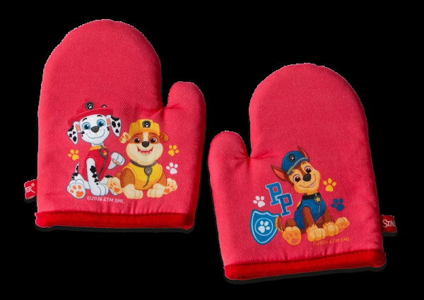 Städter Backofenhandschuhe Paw Patrol Jungs rot 