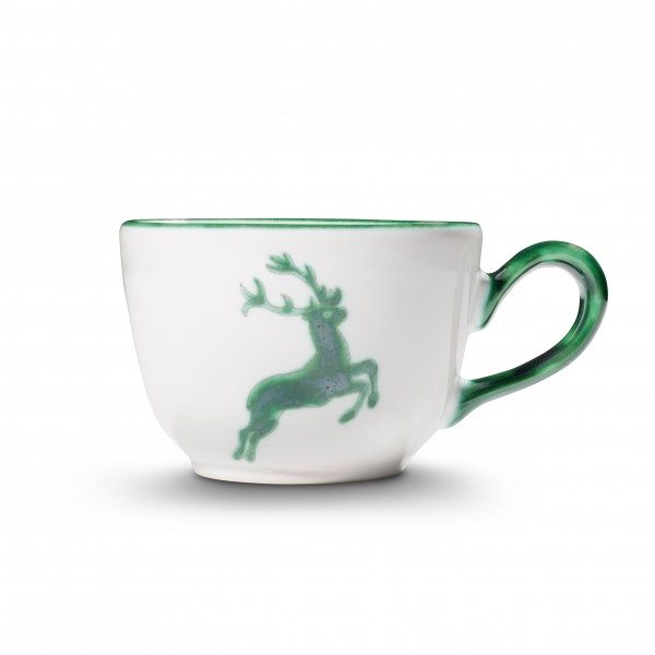 Gmundner Grüner Hirsch  Kaffeetasse glatt (0,19L)