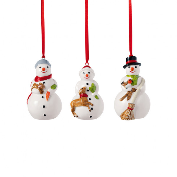 Villeroy&Boch Nostalgic Ornaments Schneemänner 3tlg