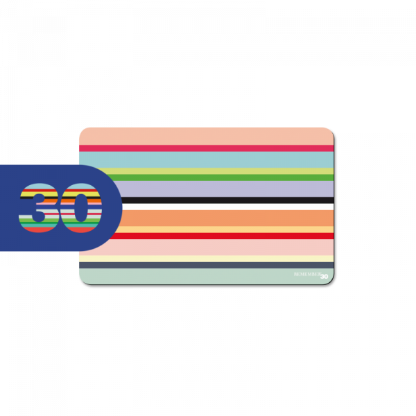 Remember Frühstücksbrettchen Stripes