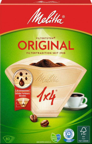 Melitta Filtertüten Gr.1x4