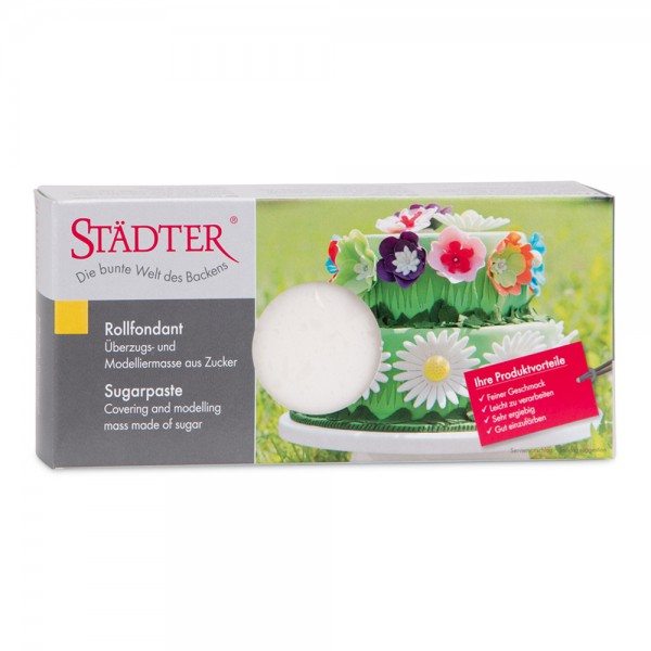 Städter Dekormasse Rollfondant Weiß