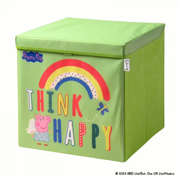 Lifeney Aufbewahrungsbox Peppa Think Happy grün