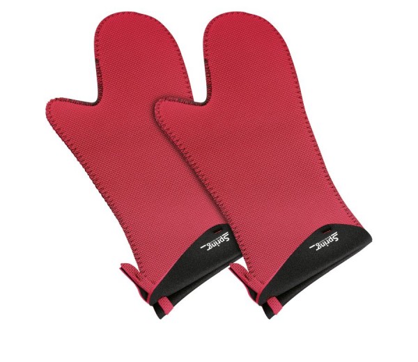 Spring Grips Handschuh lang schwarz/rot 2er-Set