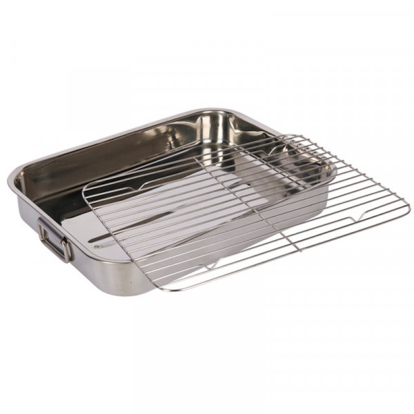KitchenCraft Bratreine mit Einsatz 43x31cm