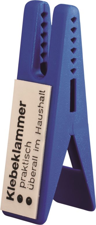 Hansi-Siebert Klebehaken Klemmklammer 3 St. 72x20mm bunt sortiert