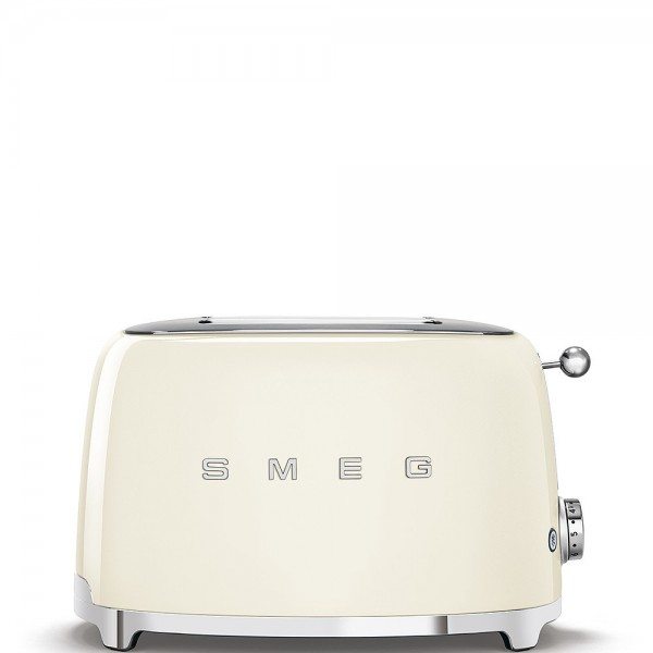 Smeg - 50'S Retro Style, Toaster, 2 Scheiben, Creme, 6 Röstgradstufen, 3 Automatikprogramme, 950 W