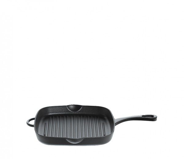 Küchenprofi Provence Gusseisen Grillpfanne hoch quadratisch 26x26 cm  schwarz