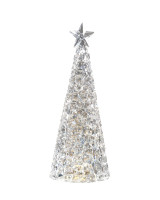 Sompex Glamor LED Dekoleuchte silber 28cm
