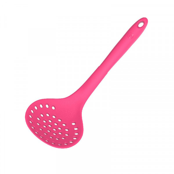 Kochblume Schaumlöffel 30 cm pink