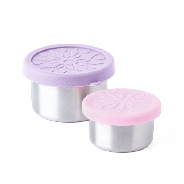 Lekkabox Dipper Mini Soßenbehälter 2er Set lila-rosa