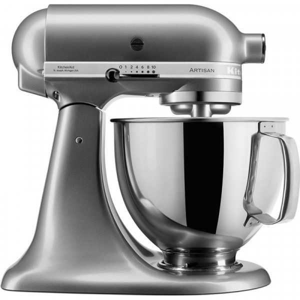 KitchenAid Küchenmaschine 4.8L Artisan Kontur-Silber