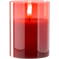 Leonardo LED Kerze rot 10x8 cm