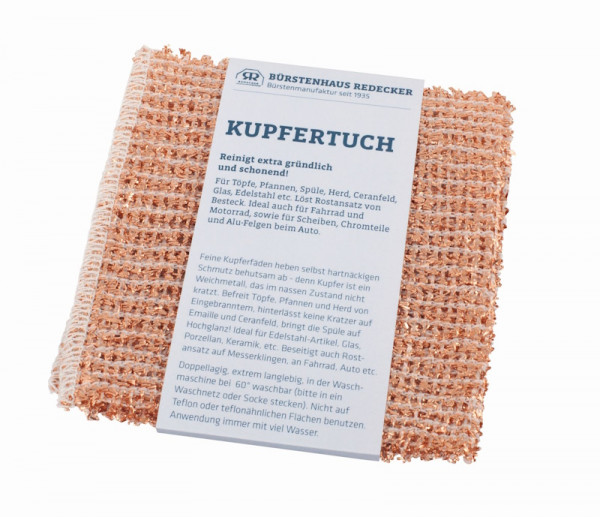  Redecker Kupfertuch 14 x 15 cm 2er Set 