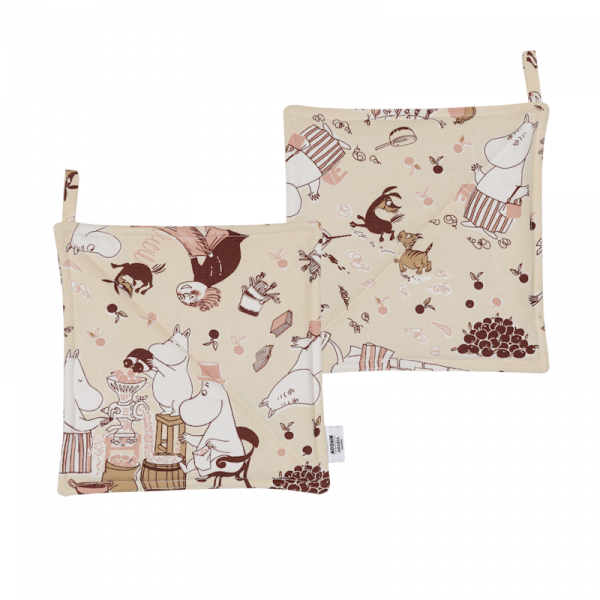Moomin Topflappen 2er Set 22x22cm Housekeeping