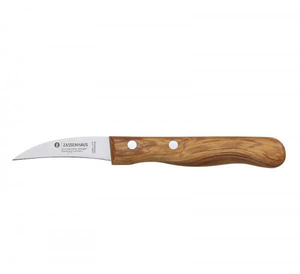 Zassenhaus Gemüsemesser gebogen, Olive