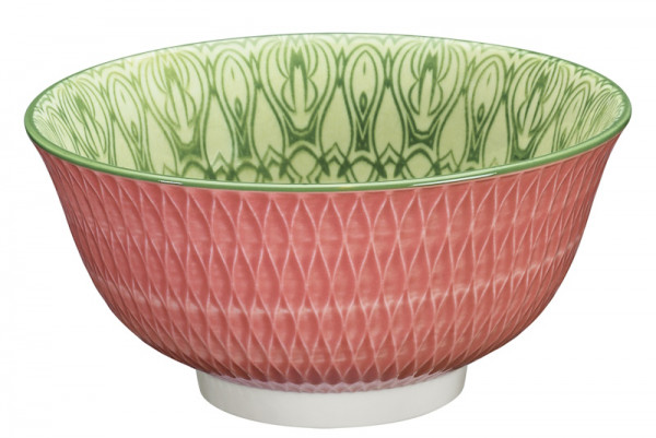 Cilio Amici Bowl Rauten rosa 15,5cm