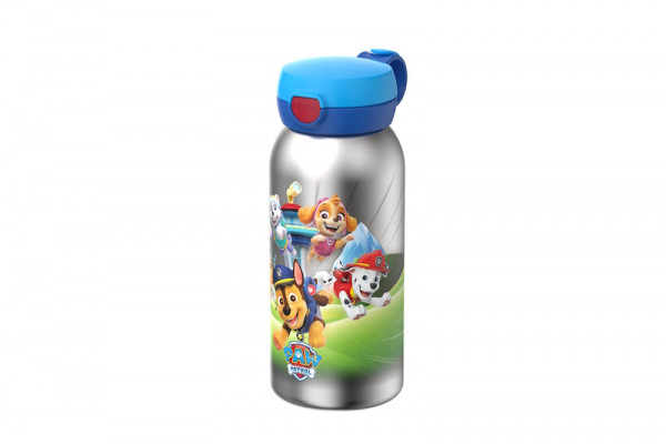 Mepal Edelstahl Trinkflasche mit Klappdeckel Paw Patrol Pups  600ml