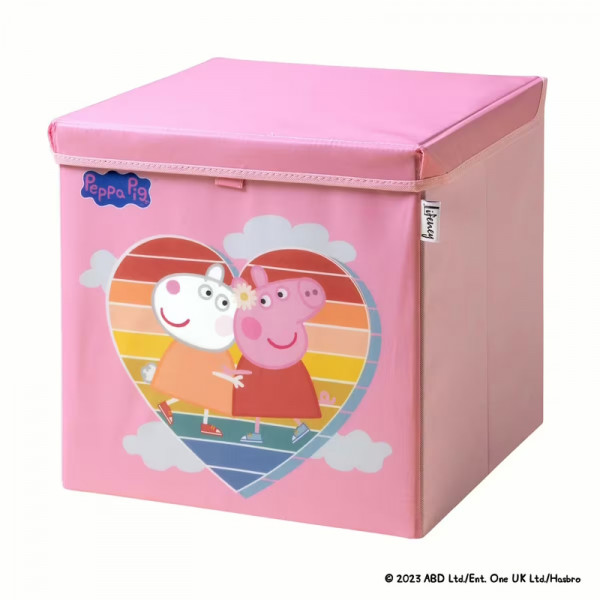 Lifeney Aufbewahrungsbox Peppa Freundschaft pink