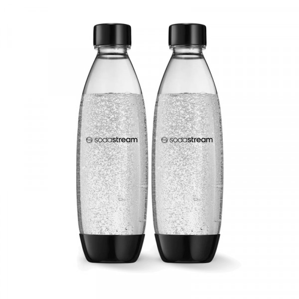 Sodastream Spülmaschinengeeignete Kunststoffflasche 1l 2er-Pack FUSE