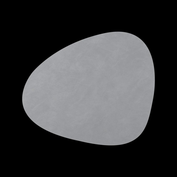 LindDNA Tischset Curve L Nupo Light Grey 37x44cm