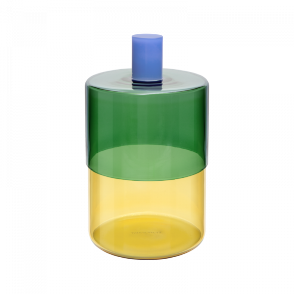 Remember Glasdose Milou Petrol-Yellow