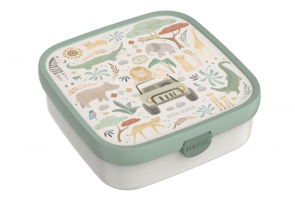 Mepal Bento Brotdose Campus groß mit Einsatz Safari Friends