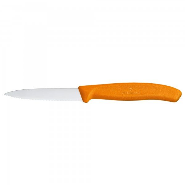 Victorinox Swiss Classic Gemüsemesser orange 8 cm mittelspitz welle