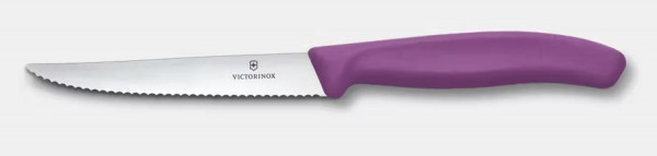 Victorinox Steakmesser 11 cm Welle gelb  Swiss Classic