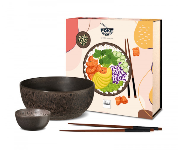 ASA poke bowl set 3tlg. mangosteen