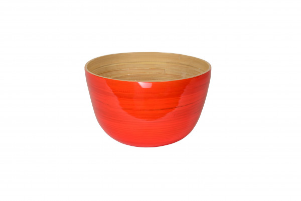 Albert L. Bambus Schüssel 26x16cm orange