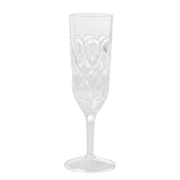 Rice Champagnerglas Acryl 250ml klar