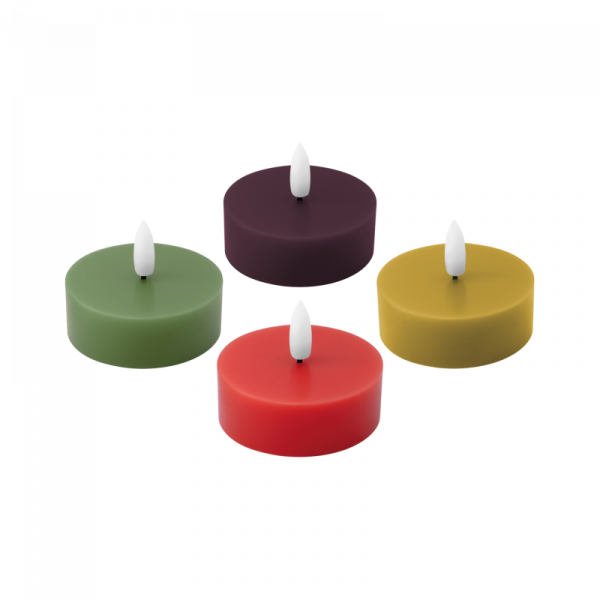 Remember LED Teelicht Levi 4er Set