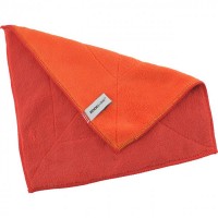 Kochblume Microfaser Tuch 30x30 cm rot/orange