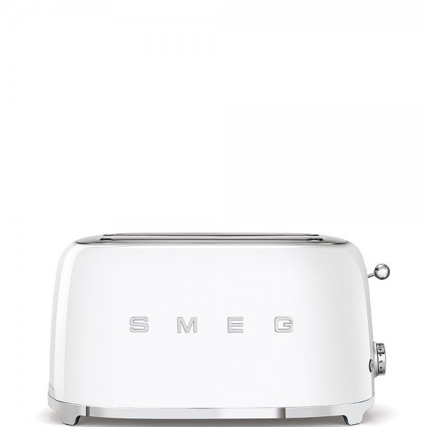 Smeg - 50'S Retro Style, Toaster, 4-Scheiben, Weiß,, 6 Rstgradstufen,, 3 Atomatikprogramme,, 1500