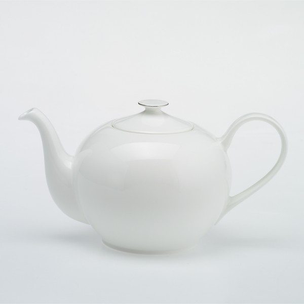 Dibbern Fine Bone China Platin Line Teekanne rund 1,30ltr