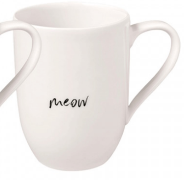 Villeroy&Boch Statment Cat 'meow' einzeln