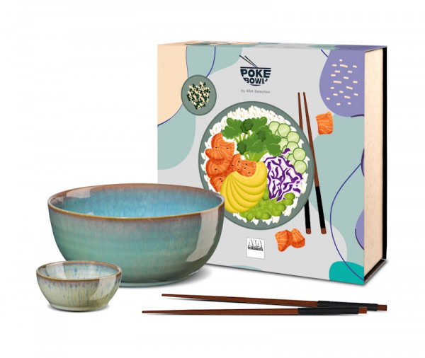 ASA poke bowl set 3tlg tamari