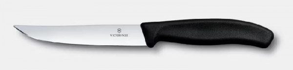 Victorinox Steakmesser 12 cm schwarz  Swiss Classic