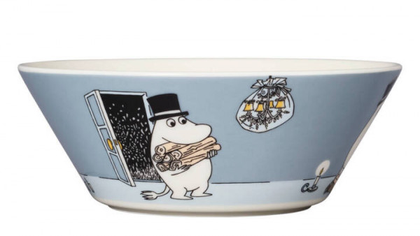 Iittala Moomin Bowl 15cm Moominpappa grey