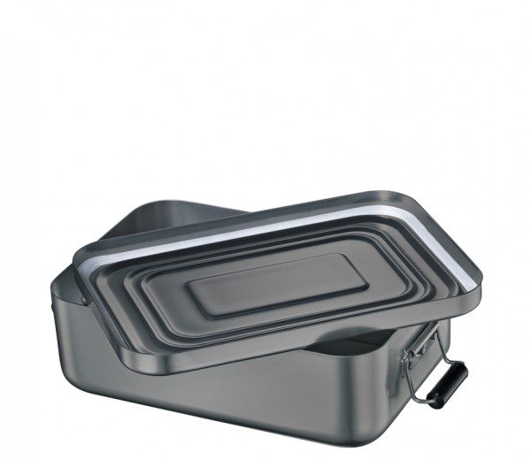 Küchenprofi Lunchbox Aluminium glänzend klein anthrazit