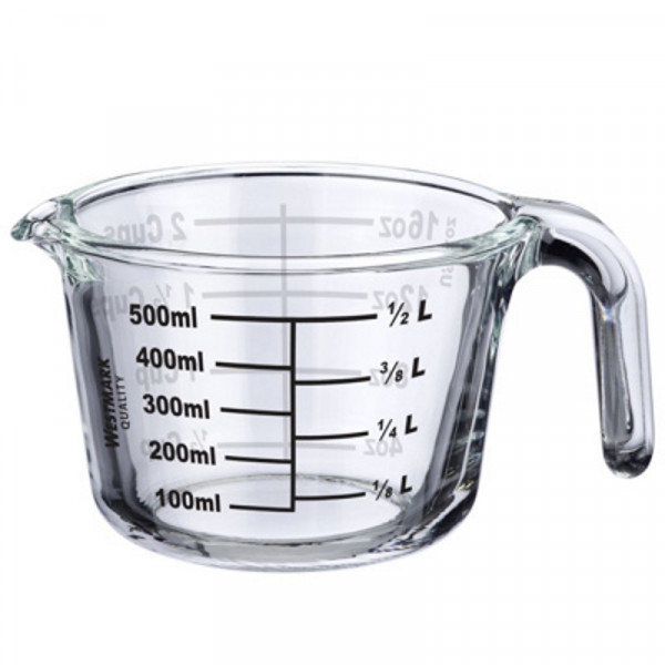 Westmark Messkanne 500 ml Borosilikatglas