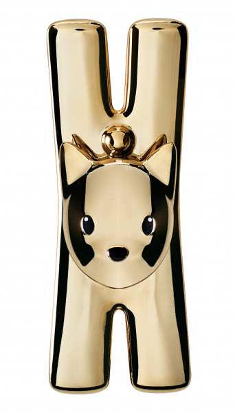 ALESSI Magnetklammer Lampo gold