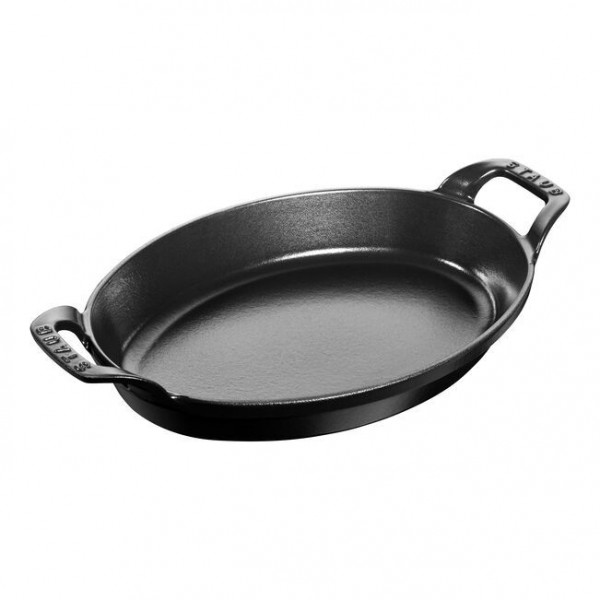 Staub Auflaufform 28 cm oval Gusseisen