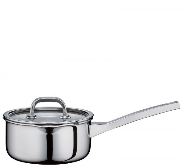 Spring Finesse2+ Stielkasserolle nieder mit Glasdeckel 16 cm