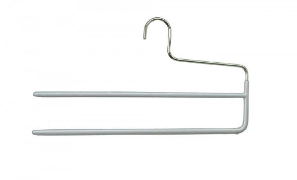 MAWA Hosenbügel m. 2 Stegen 35 cm silber KHC 2