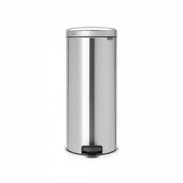 Brabantia Treteimer Newicon mit Kunststoffeinsatz 30L Matt Steel